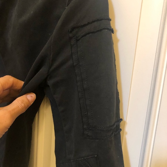 Zadig & Voltaire Vladimir Grunge Blazer Black 1758 Black perfect shape Sz XS - Picture 11 of 16